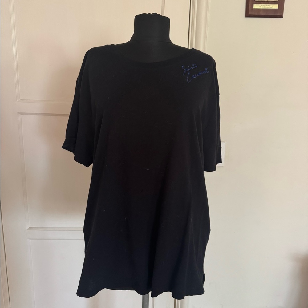 Saint Laurent Black Short Sleeve Tee